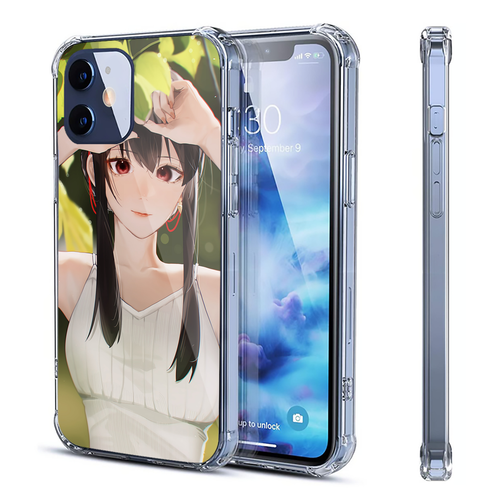（画像用） SPY×FAMILY间谍家家酒 【iPhone 12シリーズ対応】透明スマホケース（クリアソフトケース）